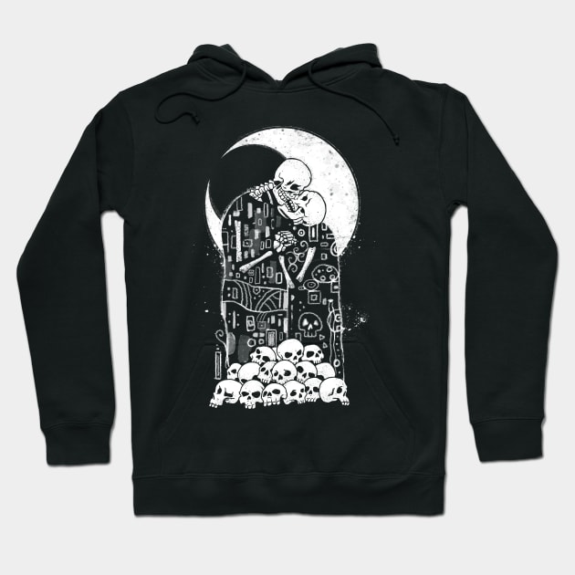 The Kiss of Death Hoodie by Vincent Trinidad Art